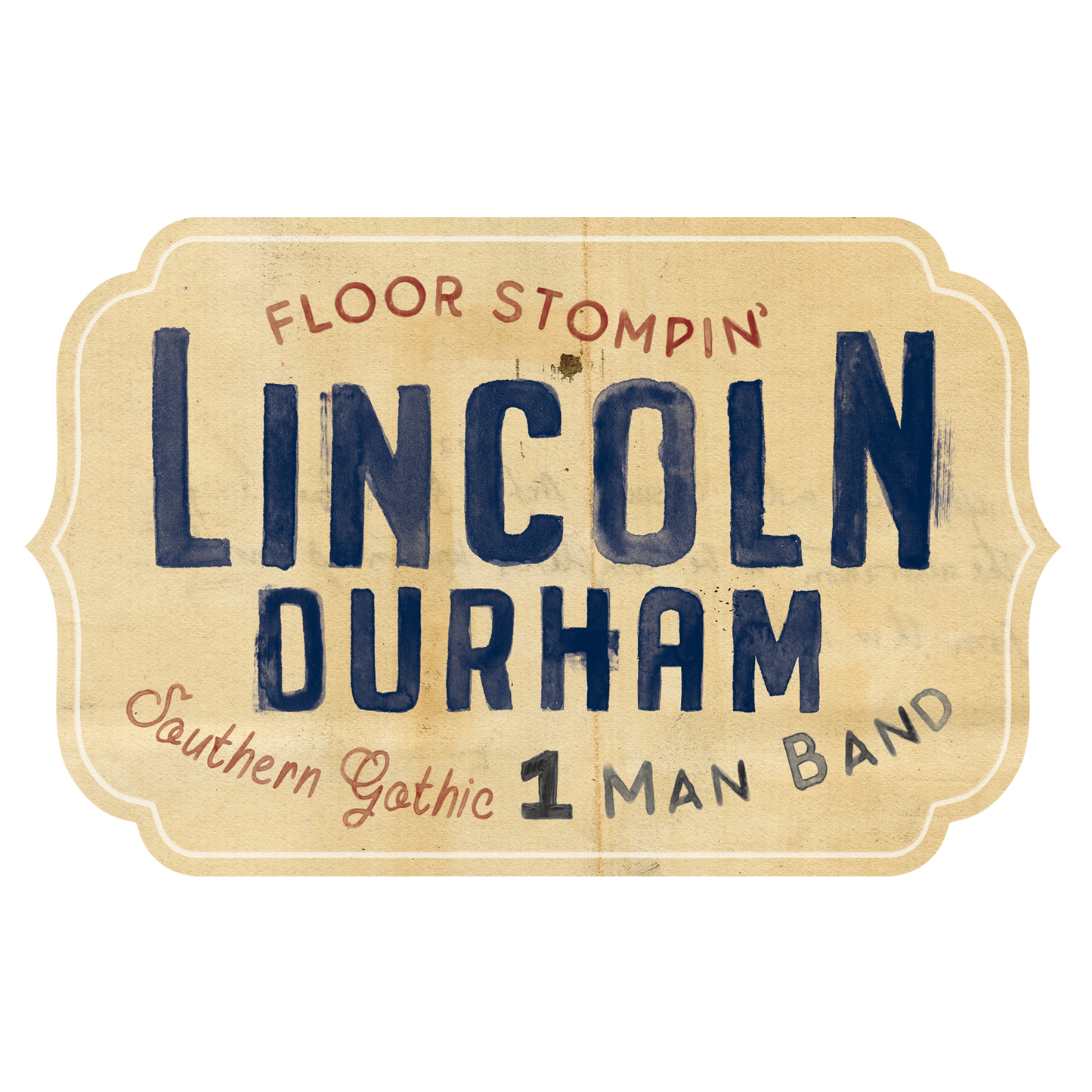 Lincoln Durham "Vintage" Sticker